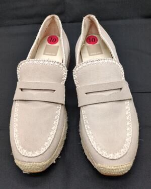 Dolce Vita Jalia Taupe Suede Sneakers Loafers Espadrille Womens Size 10